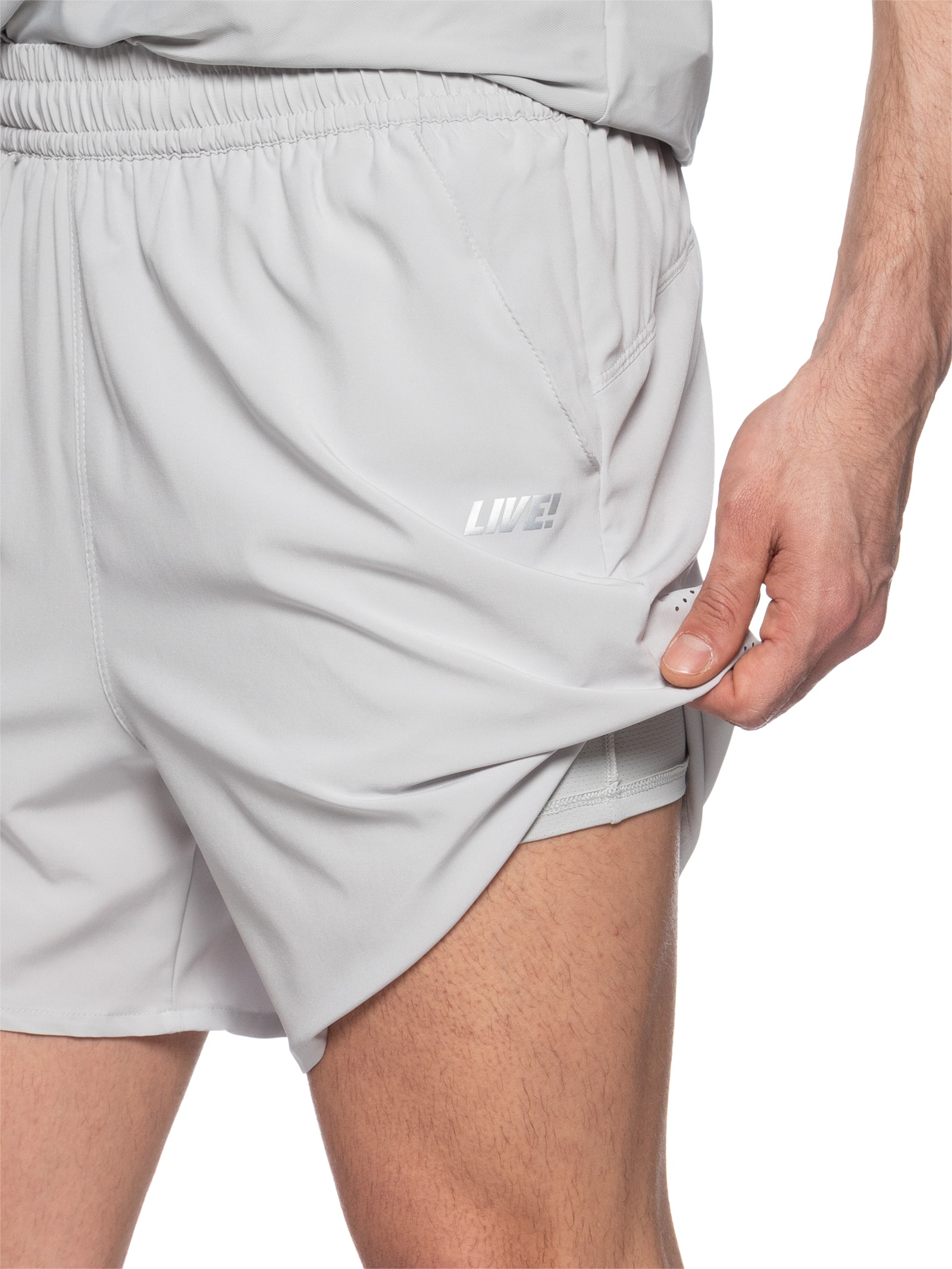 Bermuda Masculina Seat 6 Dryside Men Cinza Live!