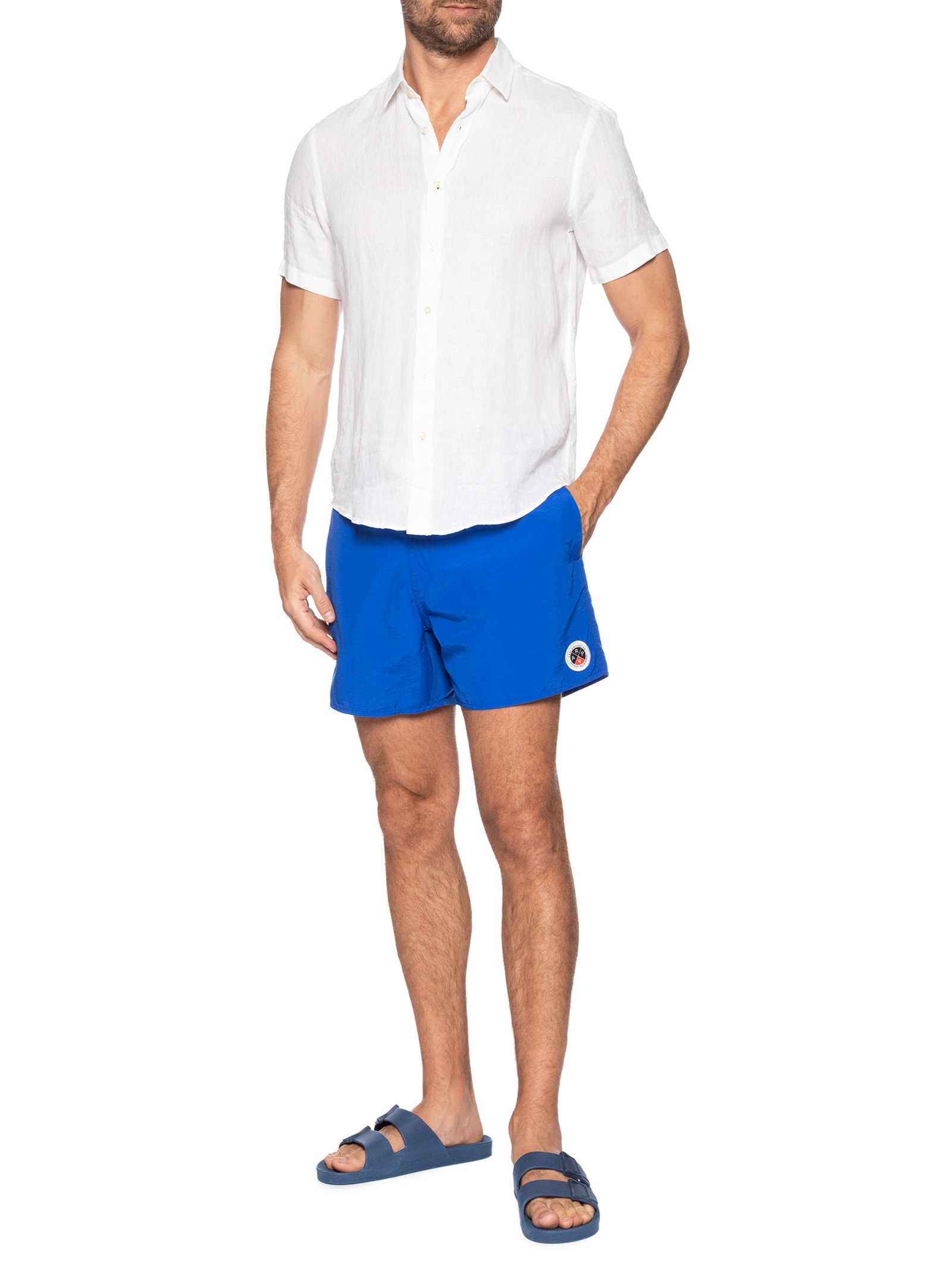 Bermuda Masculina Seventy Azul Osklen
