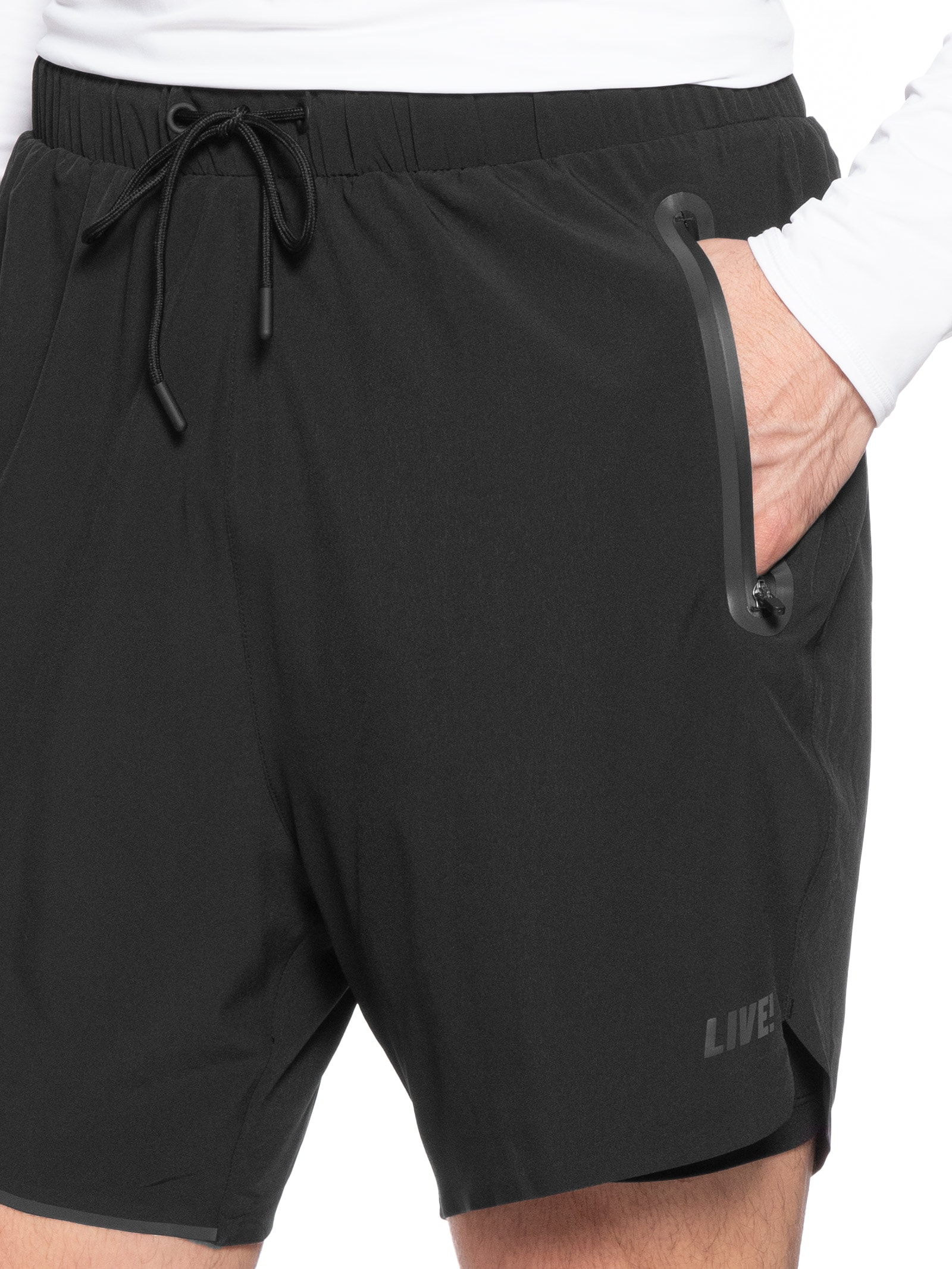 Bermuda Masculina Sewat 6 Nylon Tech Preto Live!