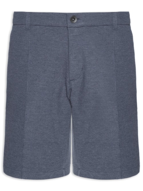 Bermuda Masculina Social Comfort – Azul