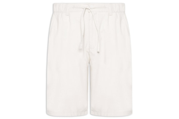 Bermuda Masculina Social Cós Elástico - Off White