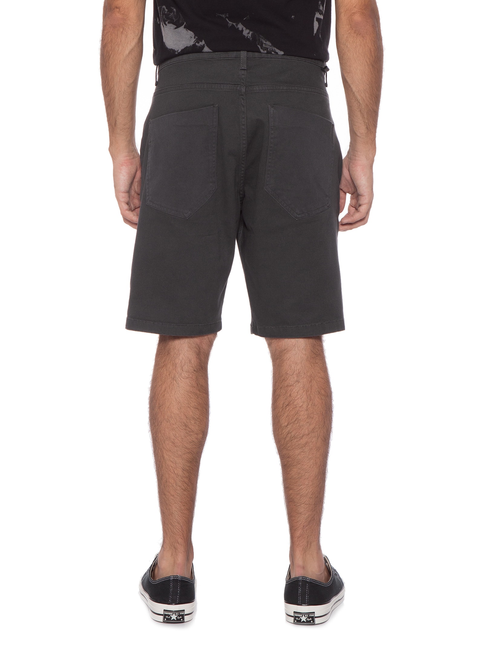 Bermuda Masculina Straight Inglaterra Cinza John John