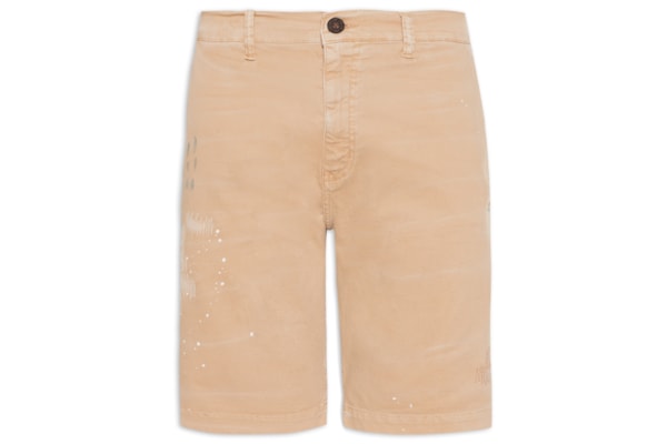 Bermuda Masculina Straight Makoti - Bege 