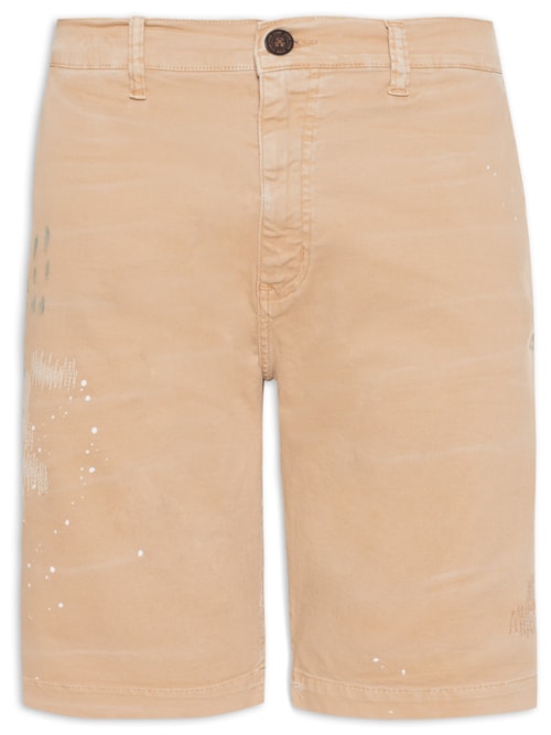 Bermuda Masculina Straight Makoti – Bege