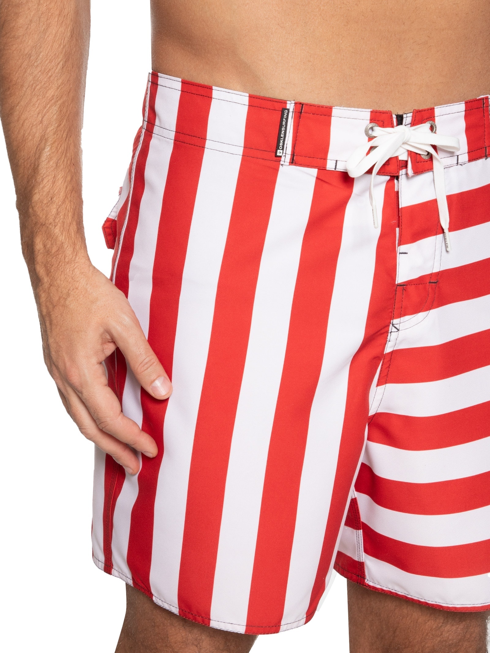 Bermuda Masculina Stuf Grécia Branco  Osklen