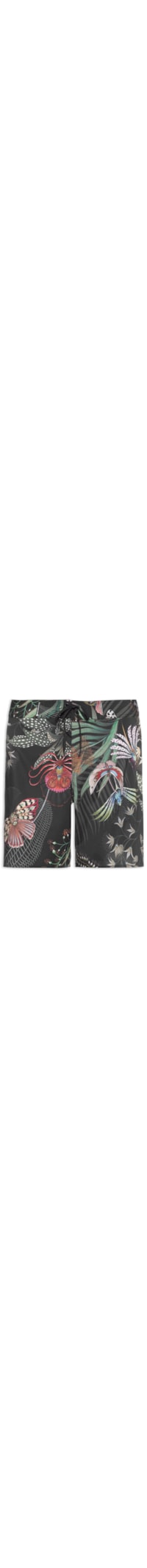 Bermuda Masculina Surf Aquaone Flex Botanique A7 - Preto