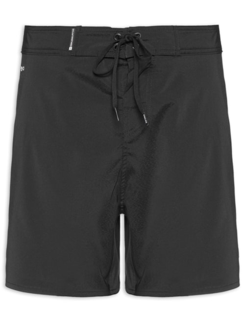 Bermuda Masculina Surf Aquaone Flex Stripes – Preto