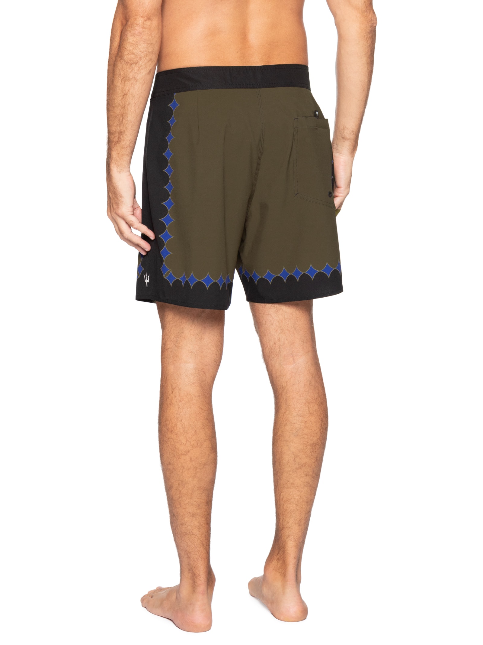 Bermuda Masculina Surf Aquaone Flex Vertex A7 Marrom Osklen