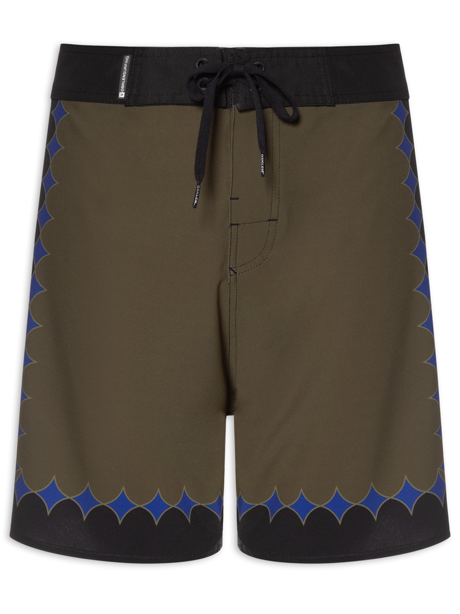 Bermuda Masculina Surf Aquaone Flex Vertex A7 Marrom Osklen