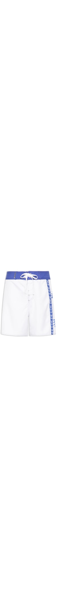 Bermuda Masculina Surf Aquaone Lazuli - Branco