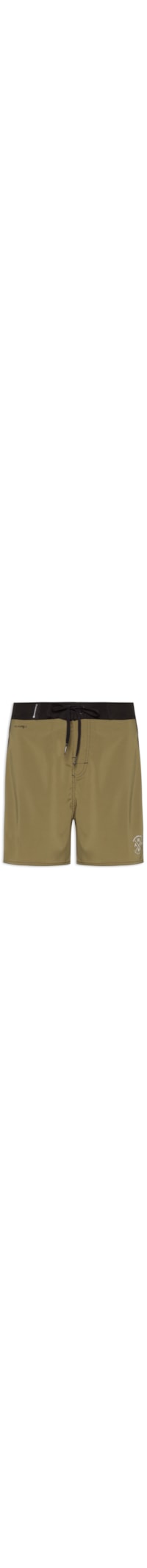 Bermuda Masculina Surf Aquaone Vintage Stripe - Marrom