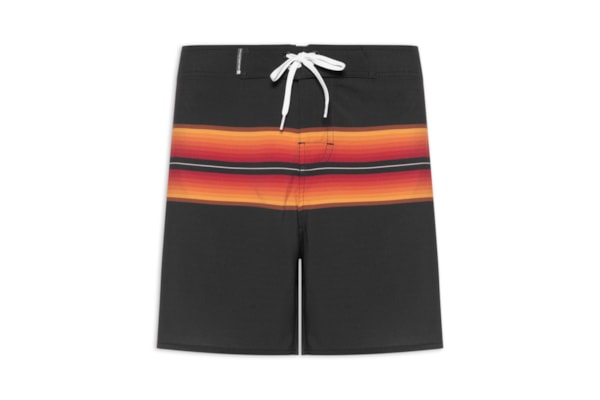 Bermuda Masculina Surf Colorado Stripes - Preto