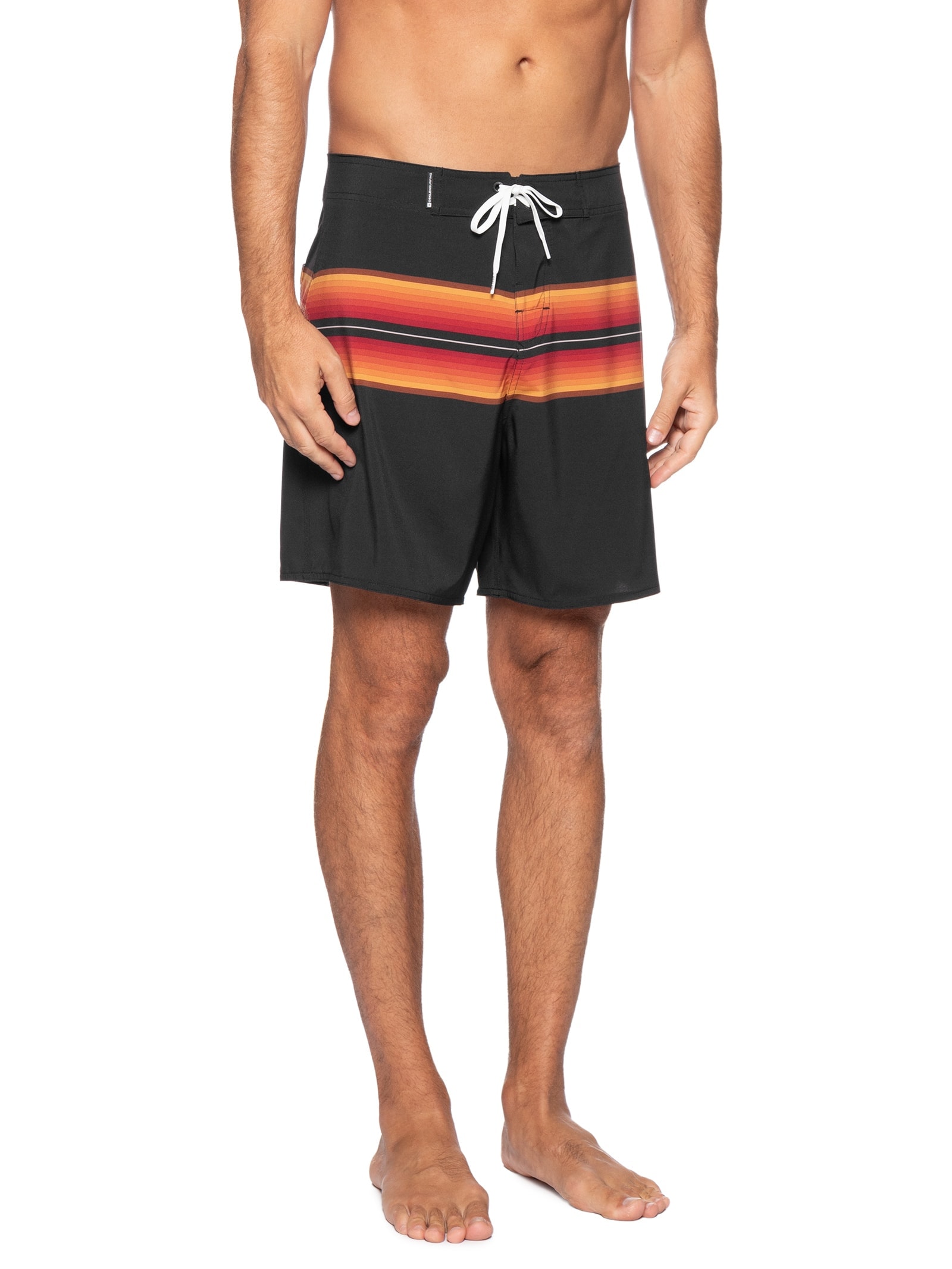 Bermuda Masculina Surf Colorado Stripes Preto Osklen