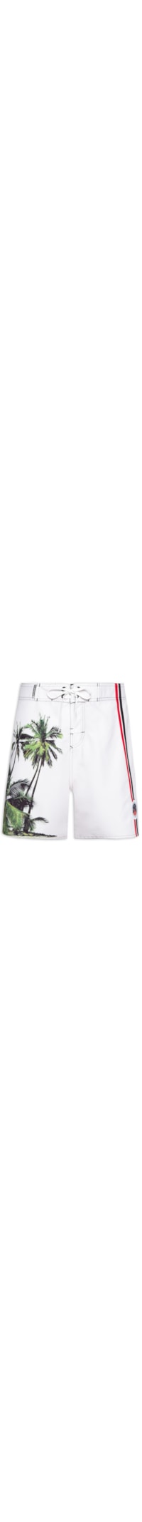Bermuda Masculina Surf Coqueiros - Branco