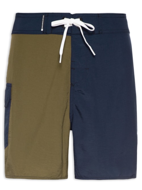Bermuda Masculina Surf Duo Color - Azul