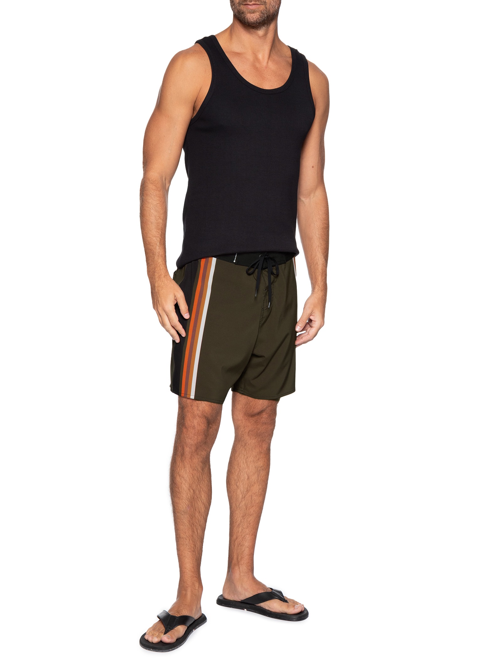 Bermuda Masculina Surf Fence Marrom Osklen
