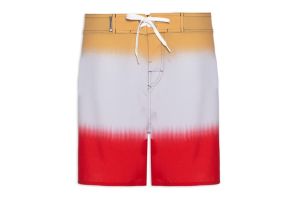 Bermuda Masculina Surf Fuzz Stripes - Amarelo