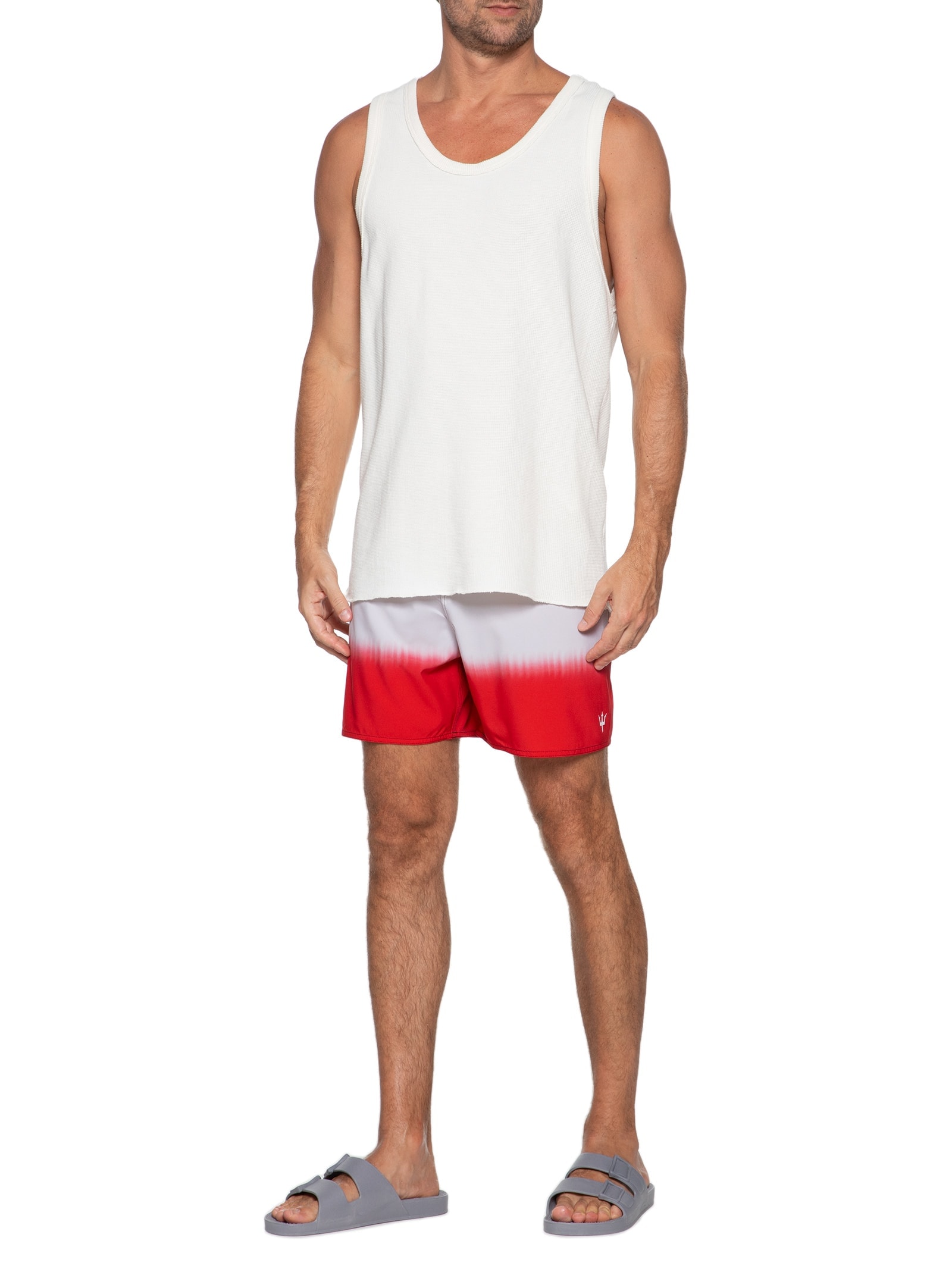 Bermuda Masculina Surf Fuzz Stripes Amarelo Osklen