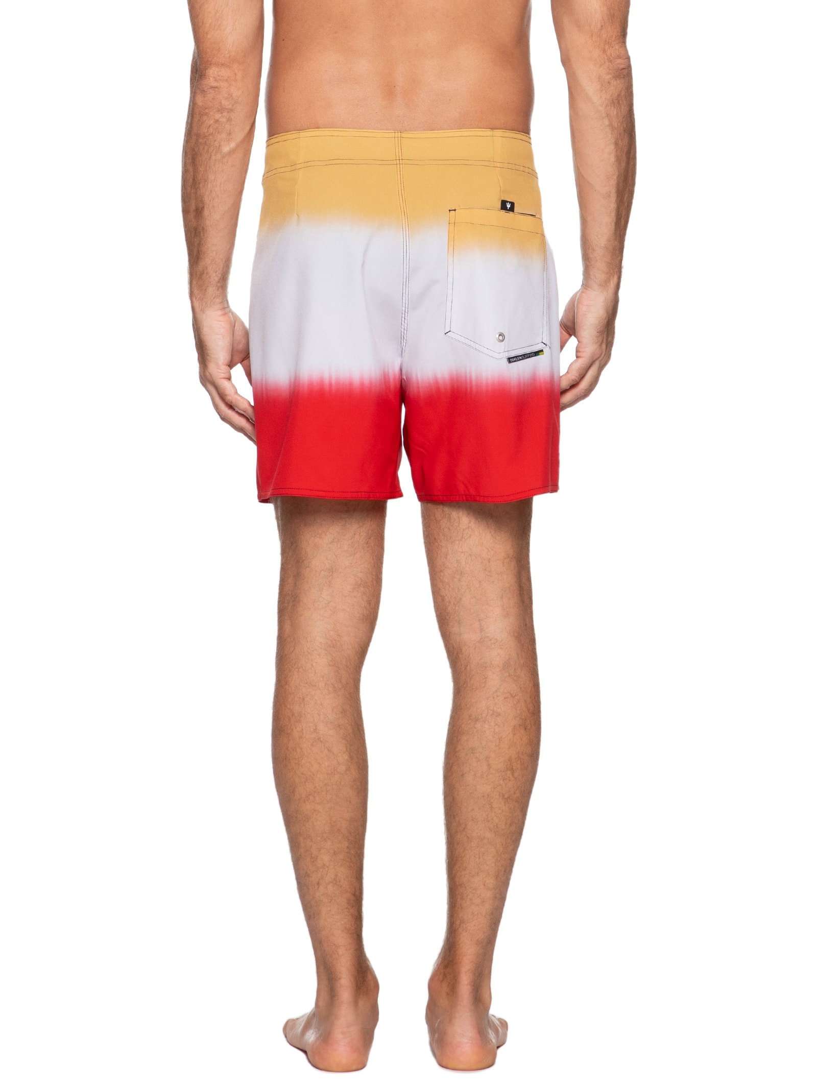 Bermuda Masculina Surf Fuzz Stripes Amarelo Osklen