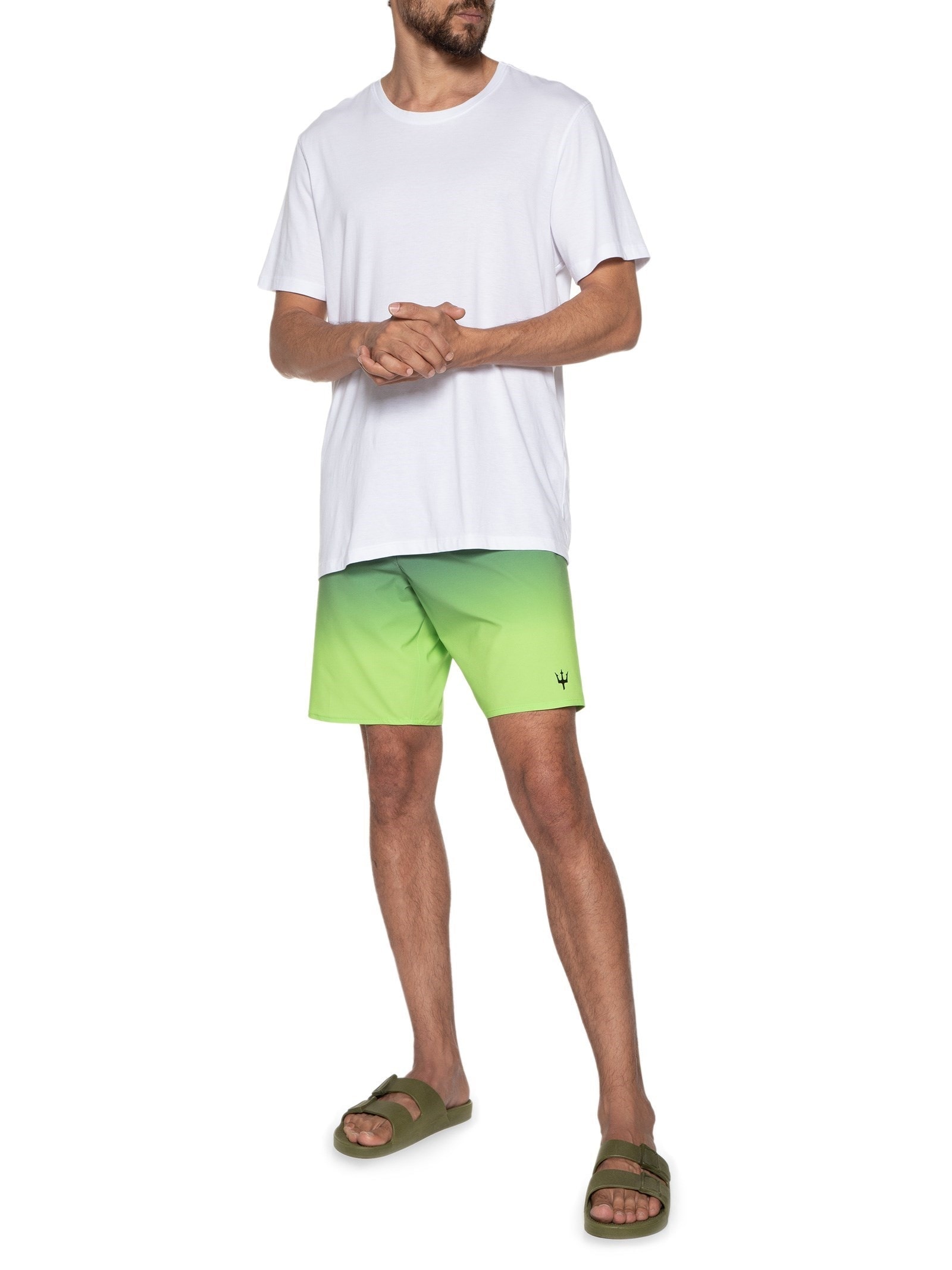 Bermuda Masculina Surf Gradiente Pro Verde Osklen