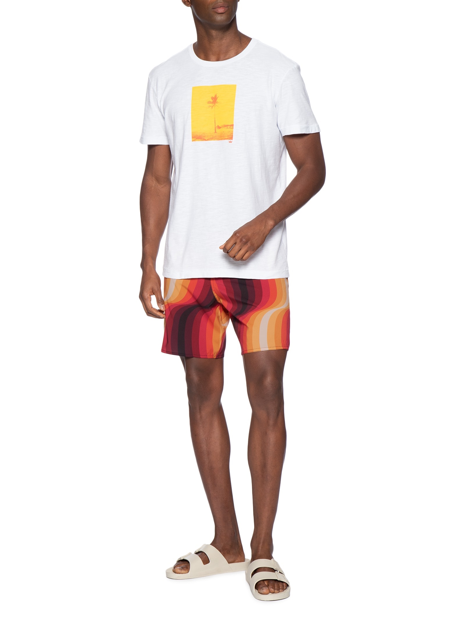 Bermuda Masculina Surf Ipanema Rings Preto Osklen