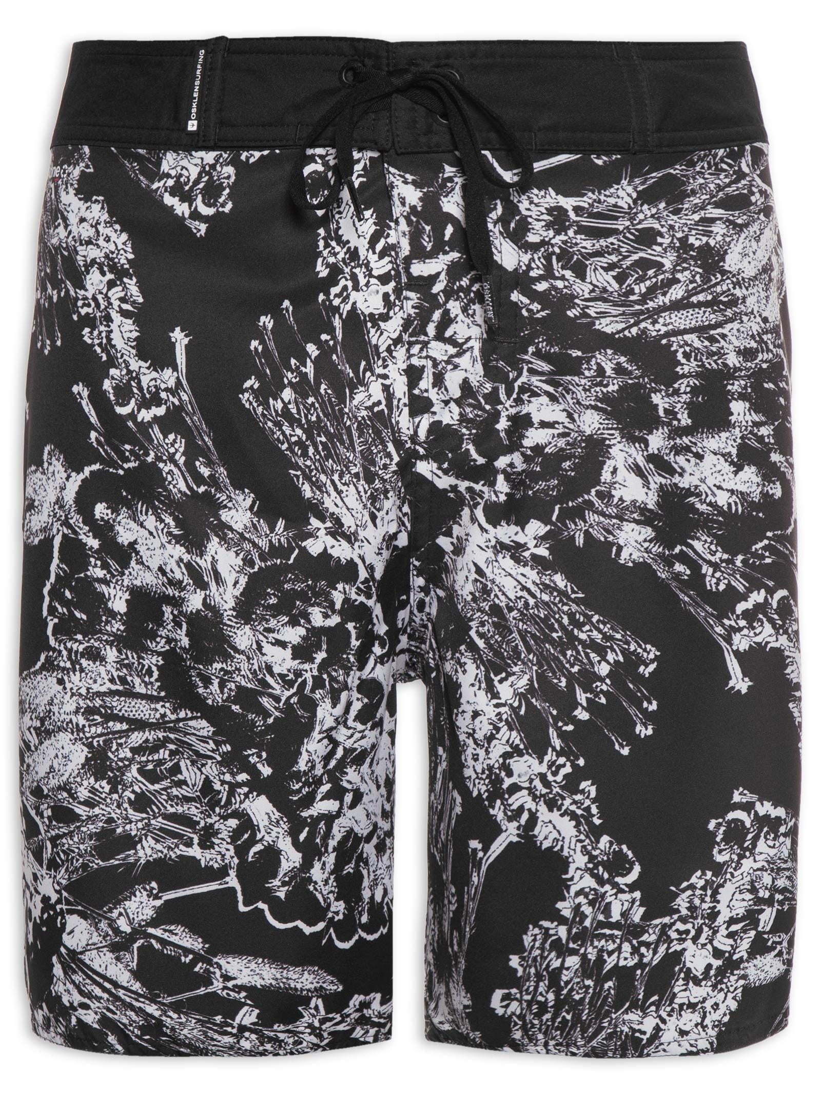 Bermuda Masculina Surf Noise Flower Preto Osklen