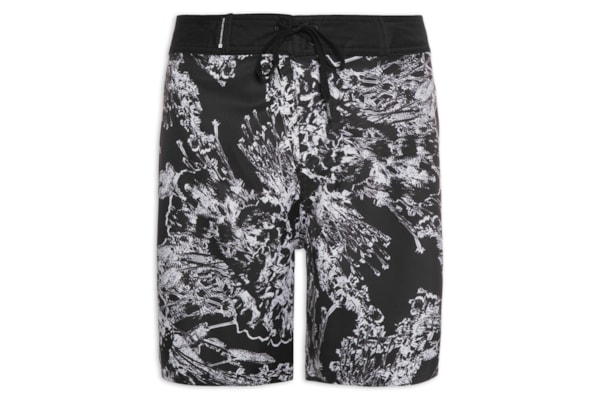 Bermuda Masculina Surf Noise Flower - Preto