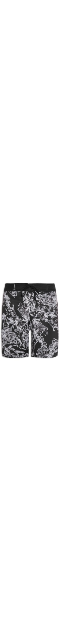 Bermuda Masculina Surf Noise Flower - Preto
