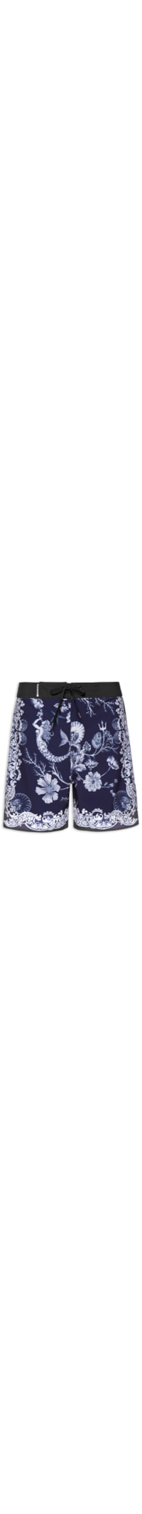 Bermuda Masculina Surf Oceans Square - Azul