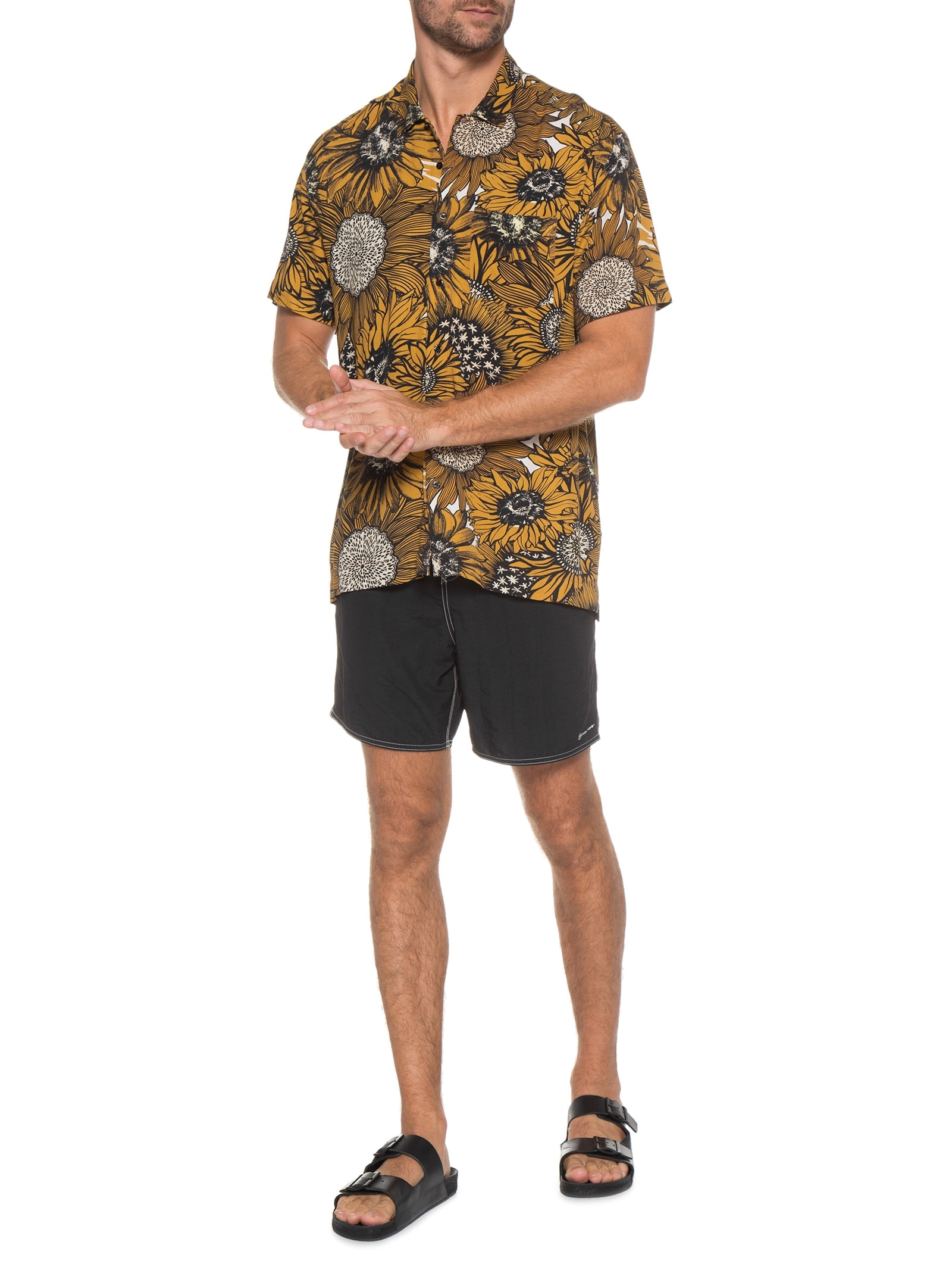 Bermuda Masculina Surf Old Srfng Preto Osklen