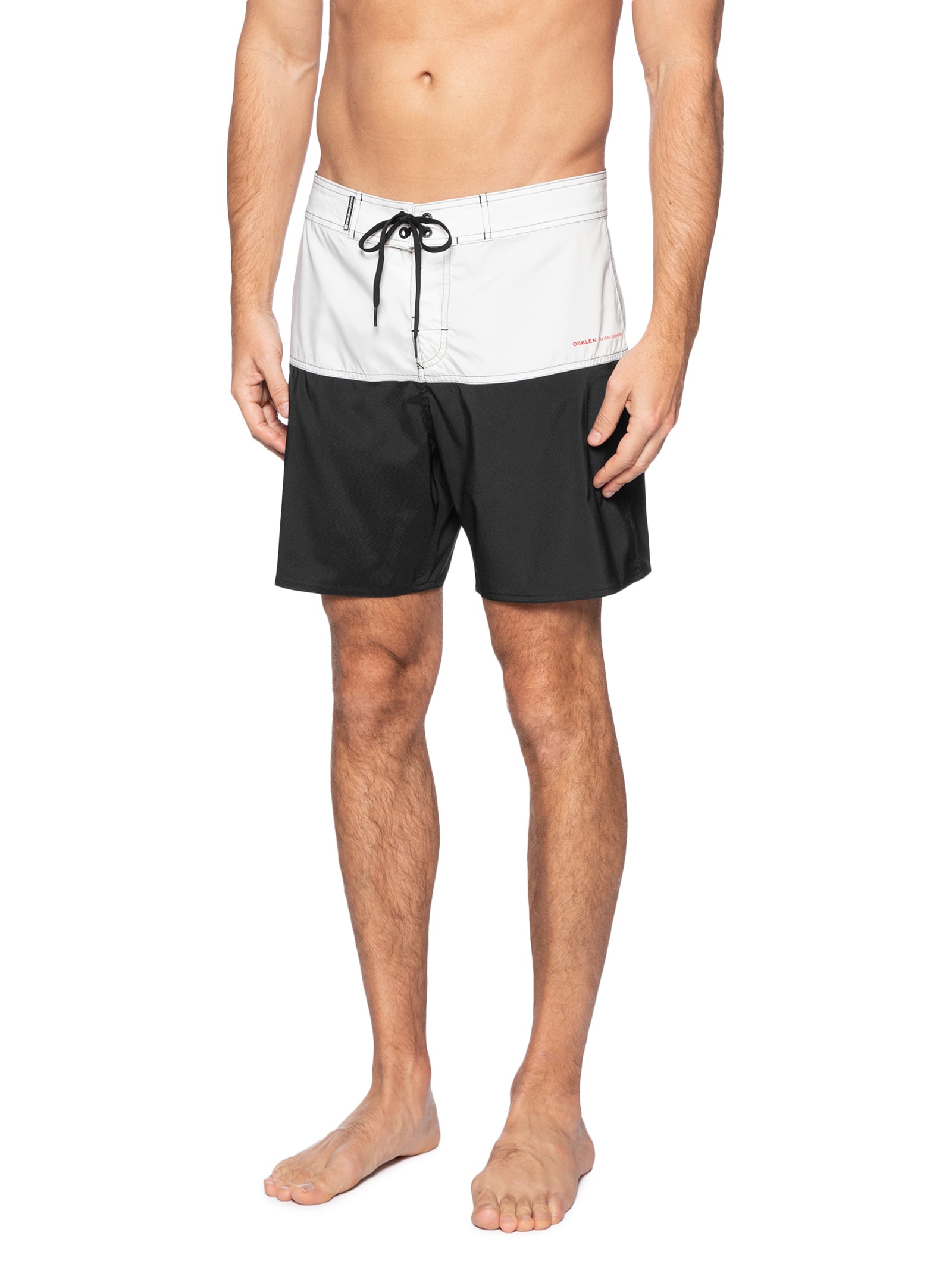 Bermuda Masculina Surf Pacific Border Preto Osklen