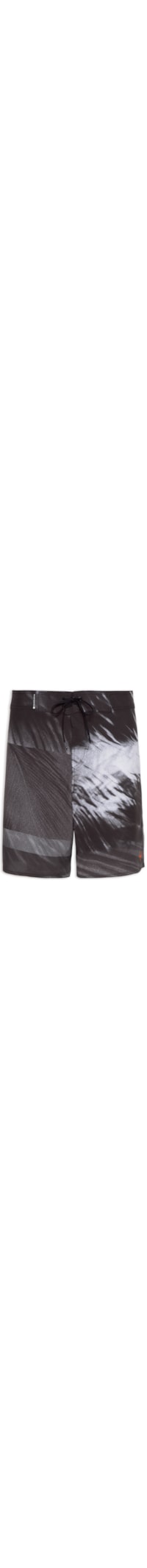 Bermuda Masculina Surf Palmleaf Noise - Preto