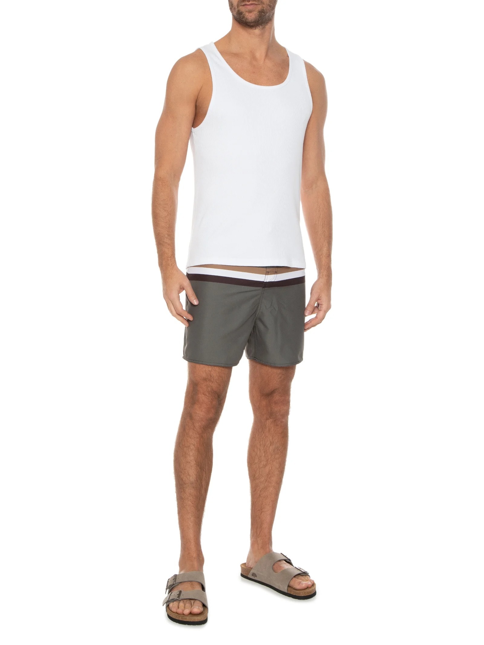 Bermuda Masculina Surf Soho Stripes Verde Osklen