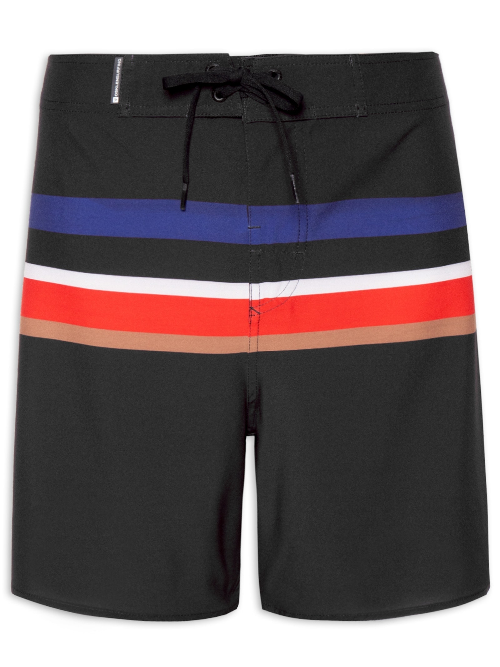 Bermuda Masculina Surf Tex Stripes Preto Osklen