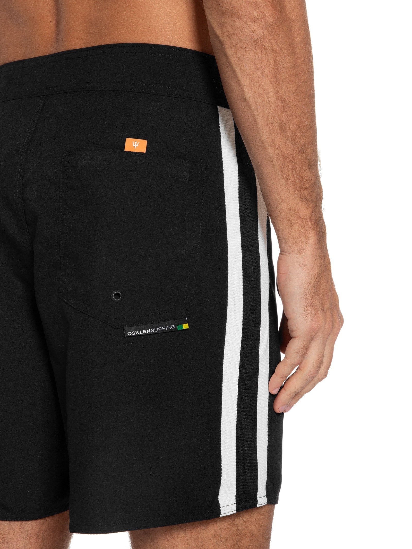 Bermuda Masculina Surf Urban Stripes Preto Osklen