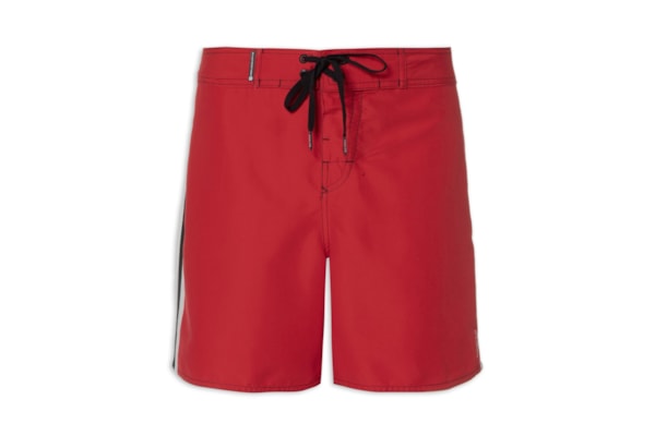 Bermuda Masculina Surf Urban Stripes - Vermelho