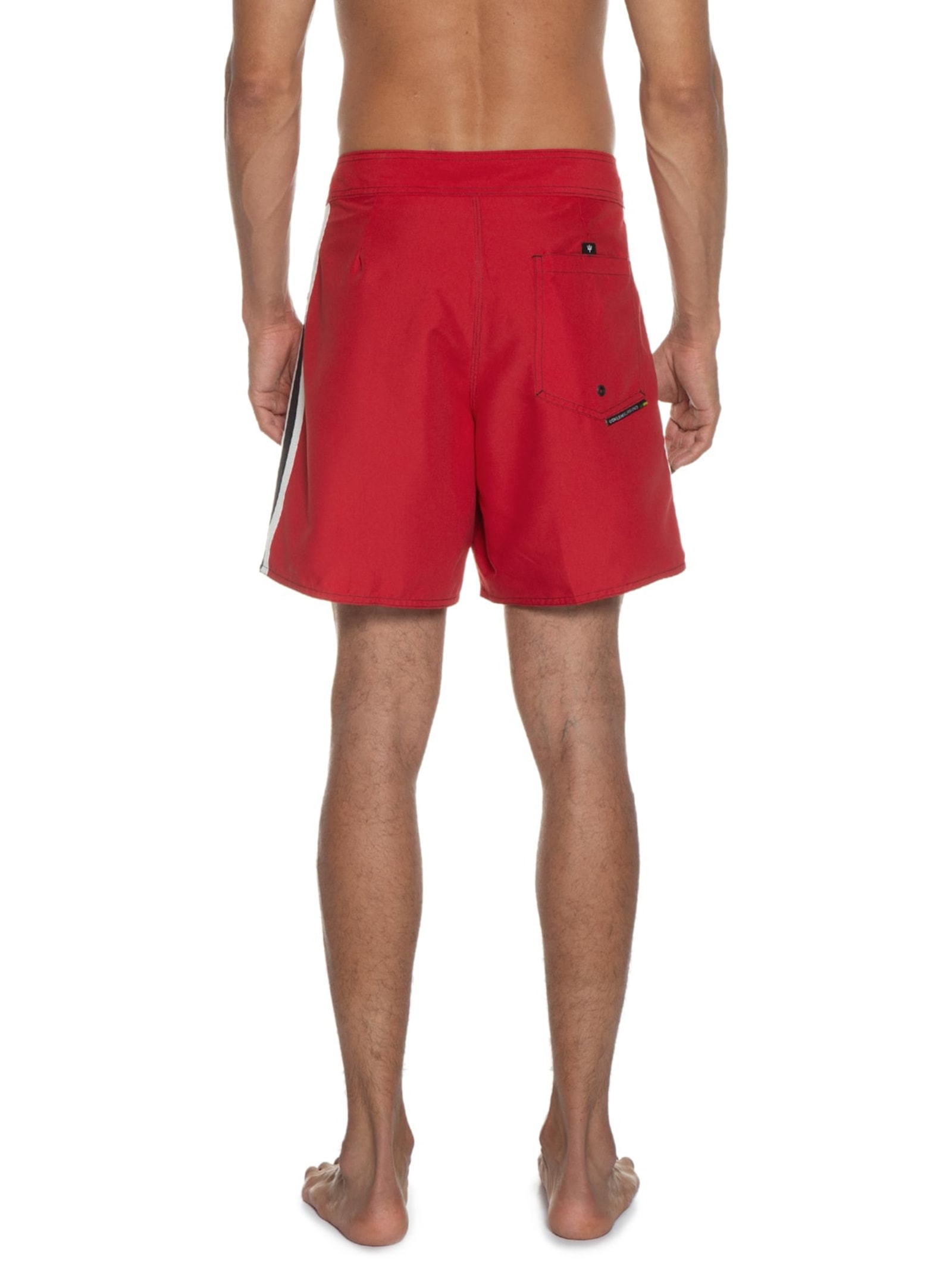 Bermuda Masculina Surf Urban Stripes Vermelho Osklen