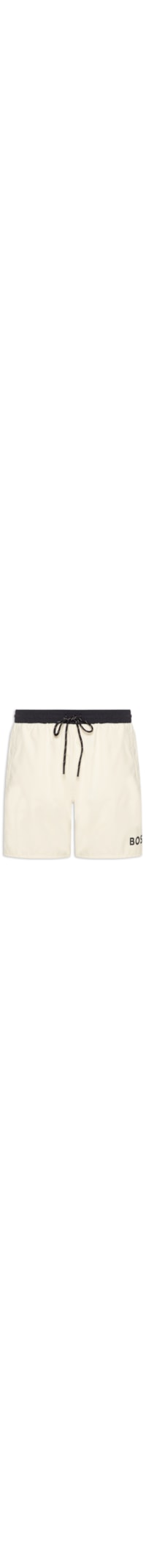 Bermuda Masculina Swim Quick-Dry Starfish - Branco