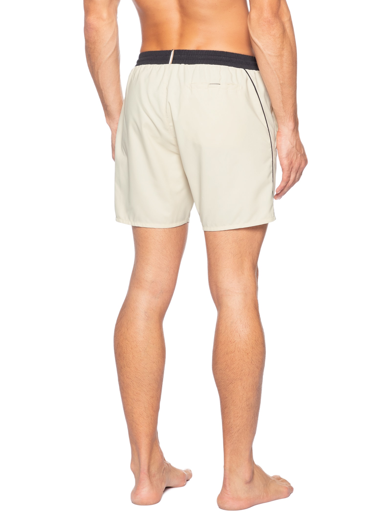 Bermuda Masculina Swim Quick-Dry Starfish Branco Boss