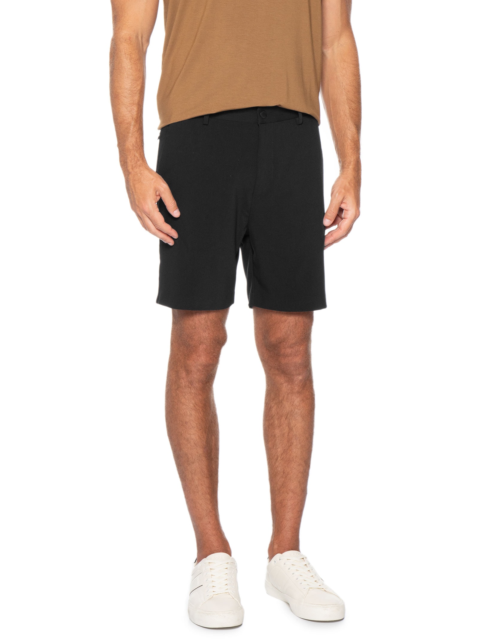 Bermuda Masculina Tech Maleável Preto Oficina Reserva