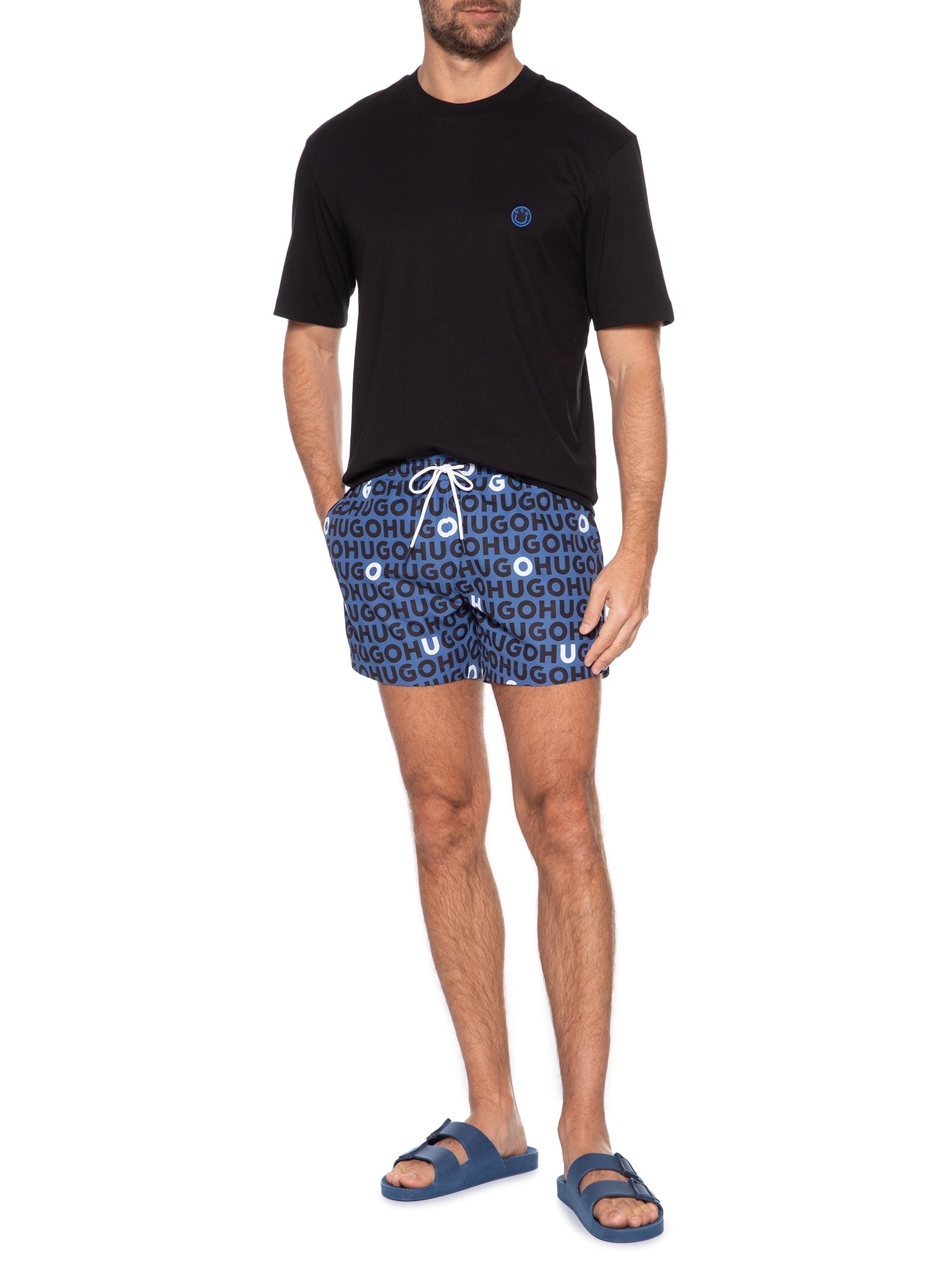 Bermuda Masculina Tortuga Azul Hugo
