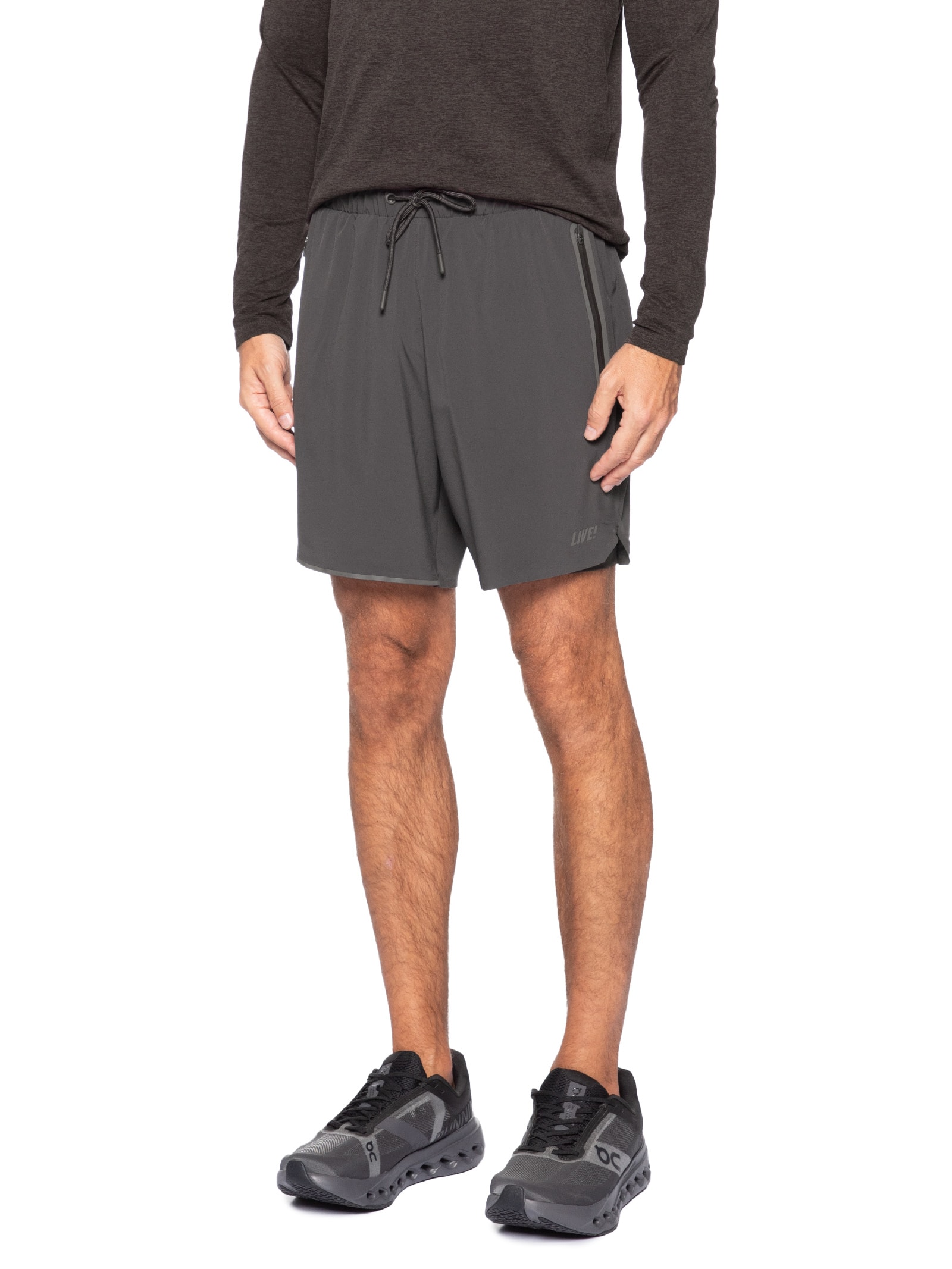 Bermuda Masculina Train Power 6 – Cinza Live!