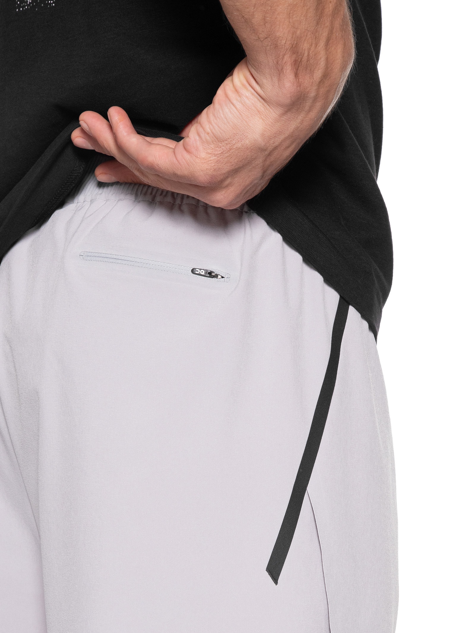 Bermuda Masculina Train Shorts Cinza On Running