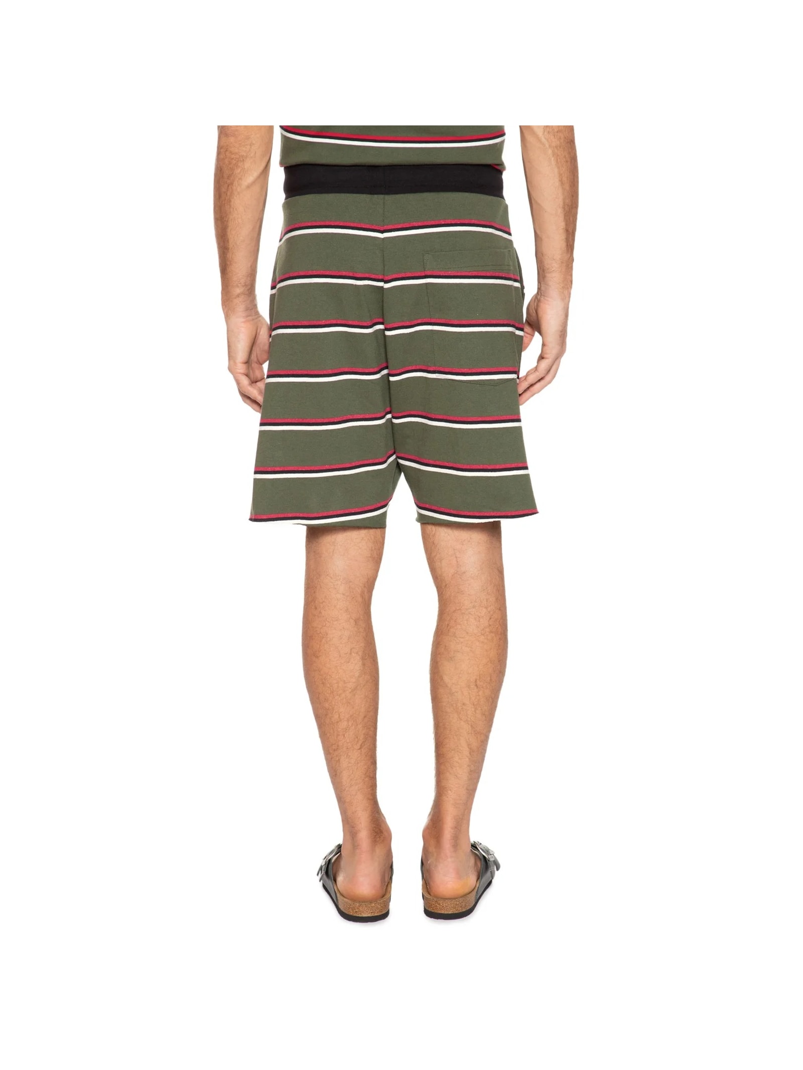 Bermuda Masculina Tropical Stripes Verde Osklen