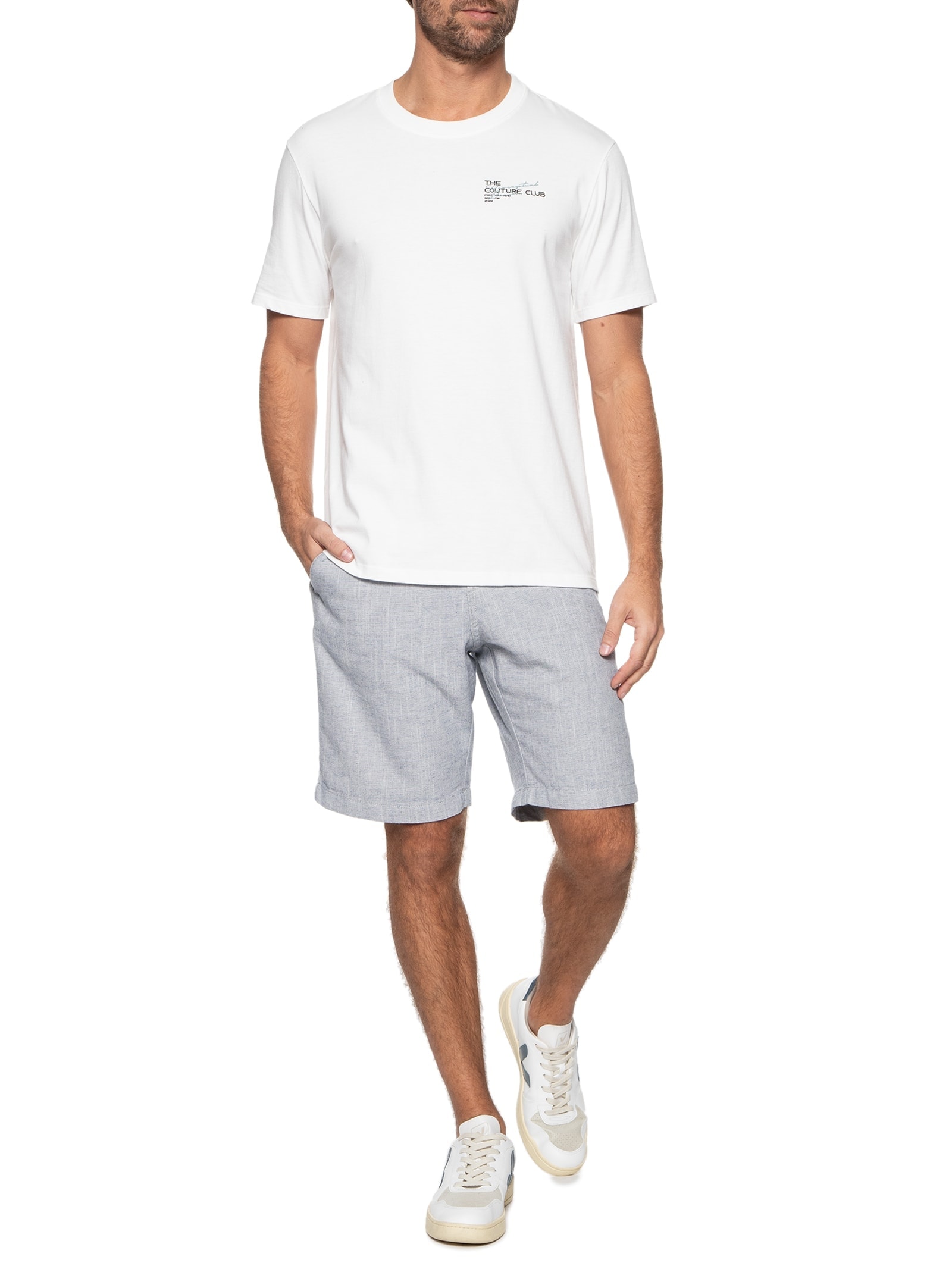 Bermuda Masculina Winter Cinza Pineapple