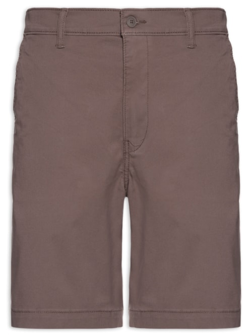 Bermuda Masculina XX Chino Slim II – Marrom