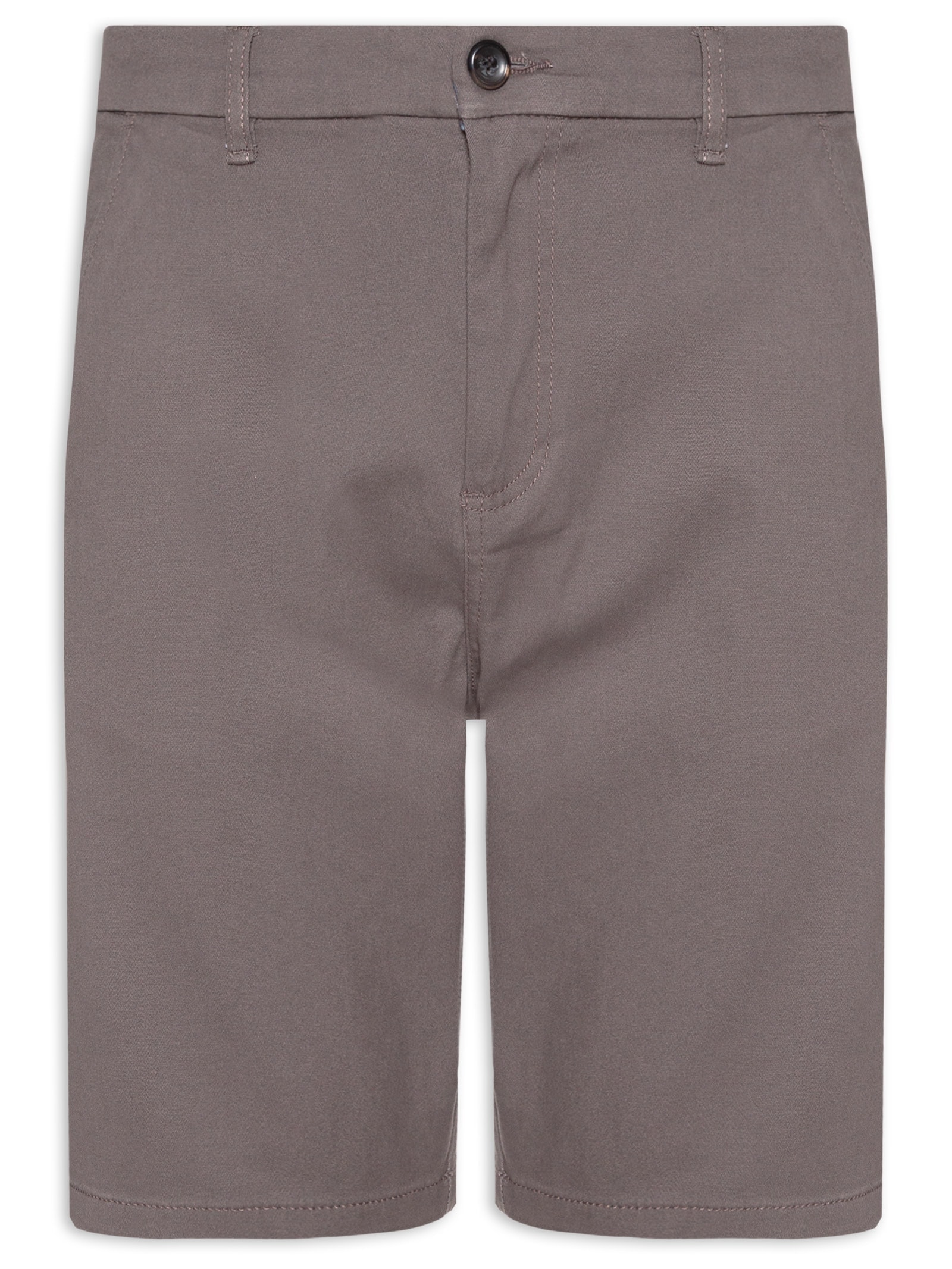 Bermuda Masculino Chino Color Cinza Basiq Men