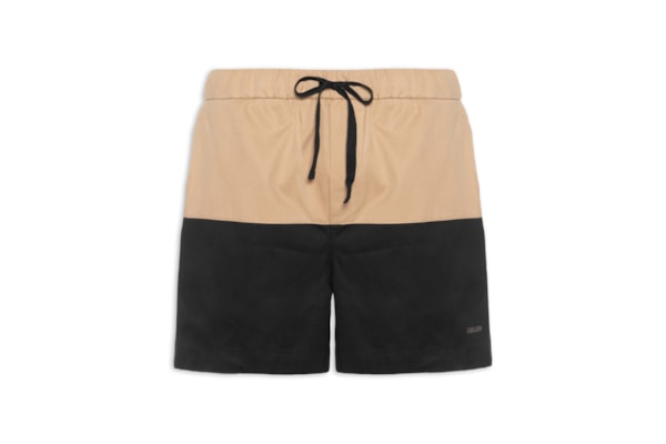 Bermuda Masculino Sarja Pj Bicolor  - Preto