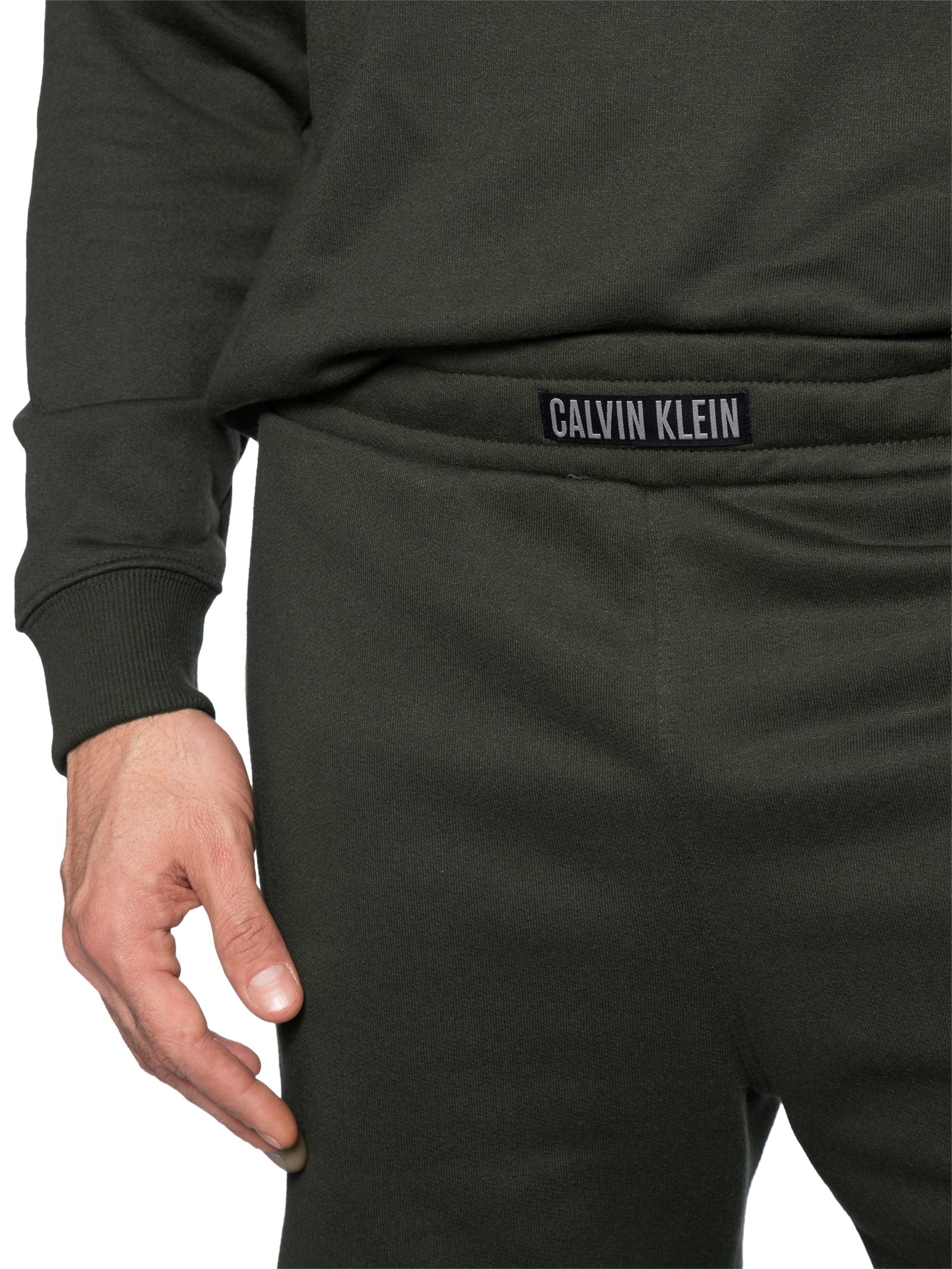 Bermuda Moletom Masculina Com Bolsos Intense Power Verde Calvin Klein Underwear