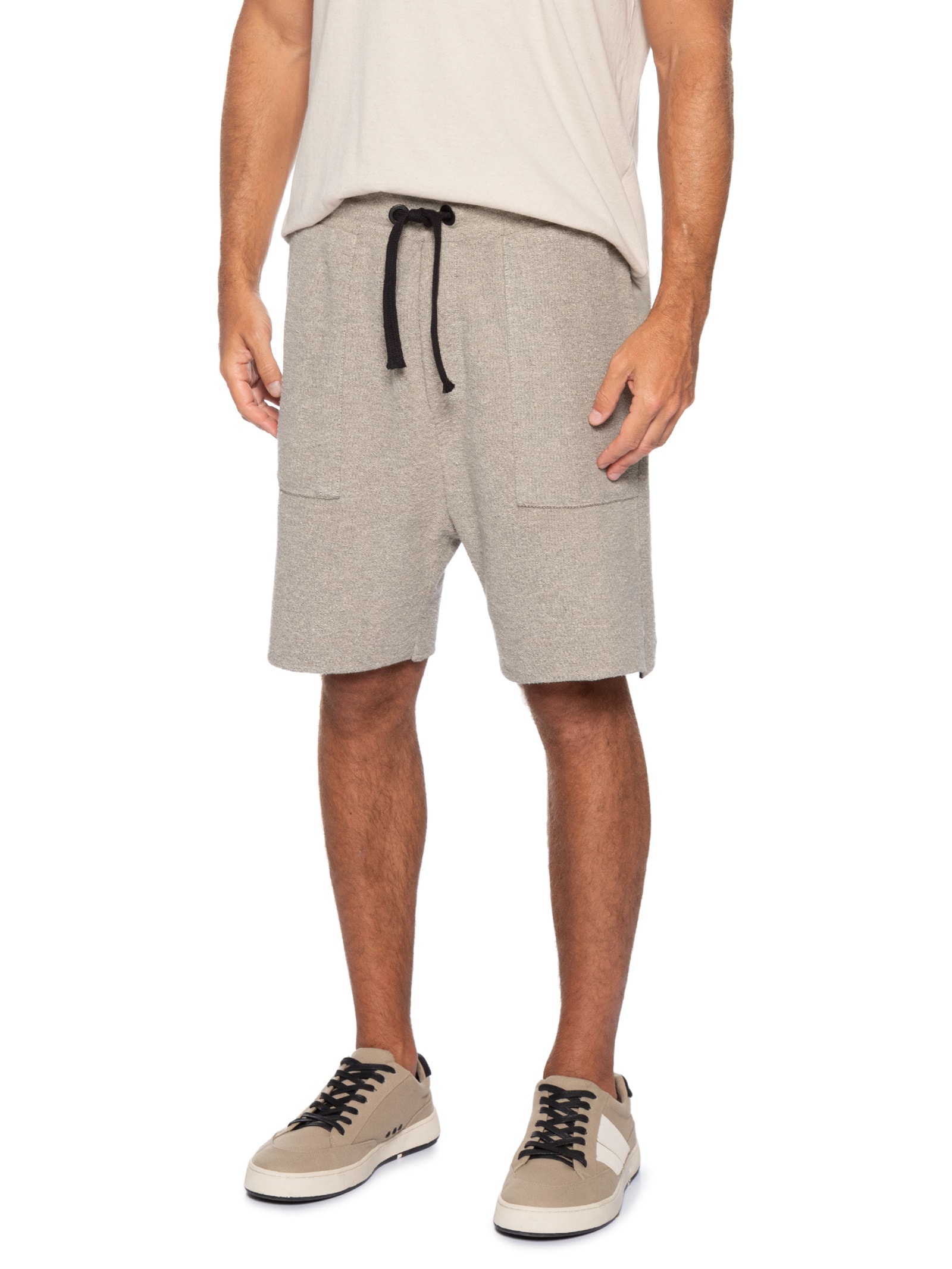 Bermuda Moletom Masculina Double Eco Colors Cinza Osklen